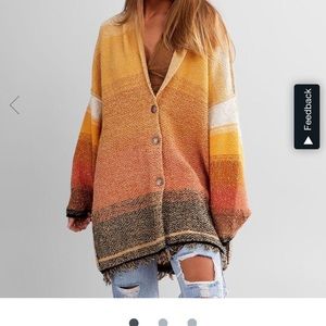 Free people sunset cardigan